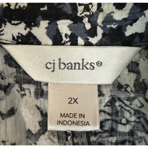 CJ Banks Lightweight Jacket Women’s 2X Long Sleeve Multicolor Full Zip Coat EUC - Picture 5 of 8